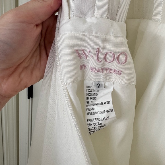 Wtoo by Watters Keala Ruched Corset Wedding Gown Anthropologie BHLDN - Picture 9 of 10